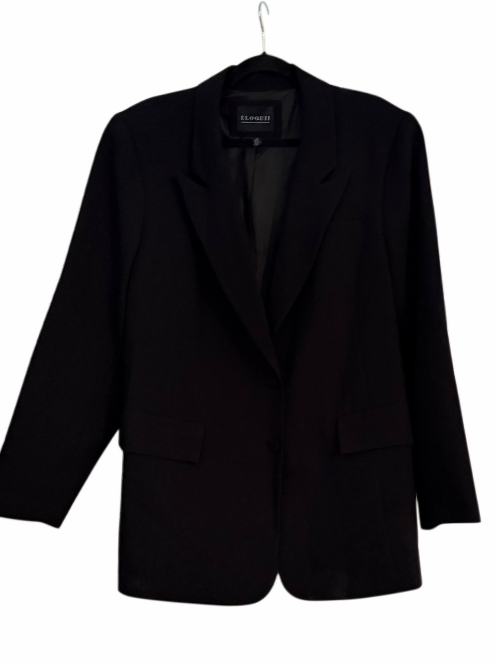 Eloquii Black Classic Blazer - Women's Tailored Suit Jacket